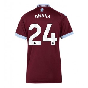 Aston Villa Amadou Onana #24 Domaci Dres za Ženska 2026-27 Kratak Rukavima